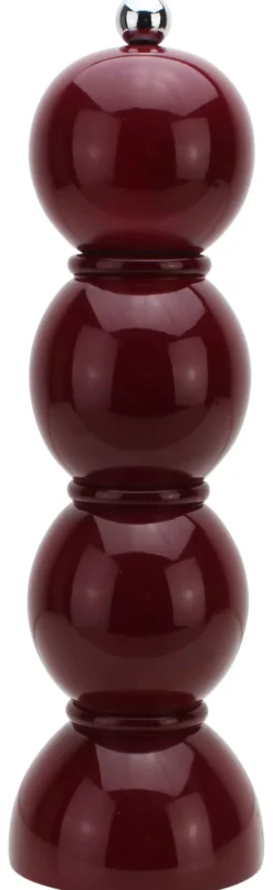 Addison Ross Salz- & Pfeffermühle Bobbin 24cm dunkelrot