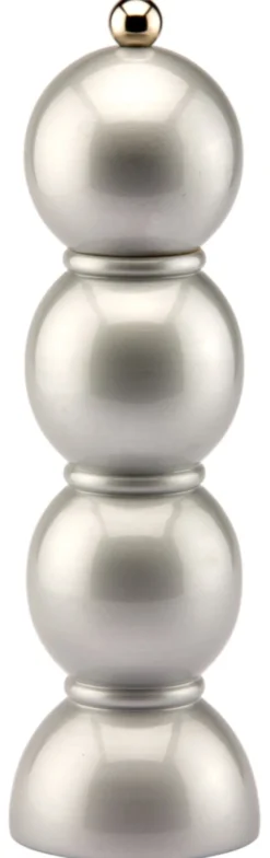 Addison Ross Salz- & Pfeffermühle Bobbin 24cm silber