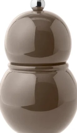 Addison Ross Salz- & Pfeffermühle Chubbie 12cm warmes grau
