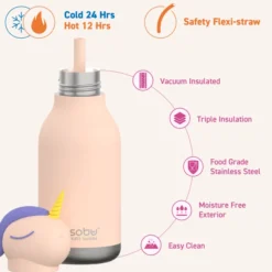 ASOBU® Bestie Trinkflasche 460ml Einhorn