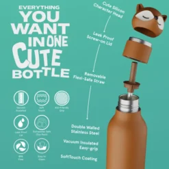 ASOBU® Bestie Trinkflasche 460ml Fuchs