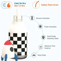 ASOBU® Bestie Trinkflasche 460ml Rakete