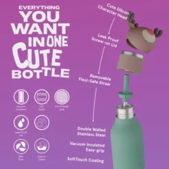ASOBU® Bestie Trinkflasche 460ml Rentier