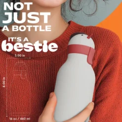 ASOBU® Bestie Trinkflasche 460ml Schneemann
