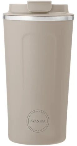AYA&IDA CUP2GO Becher 500ml Cream Beige
