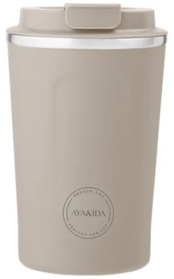 AYA&IDA CUP2GO Becher 380ml Cream Beige