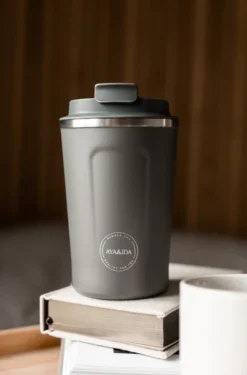 AYA&IDA CUP2GO Becher 380ml Dark Grey