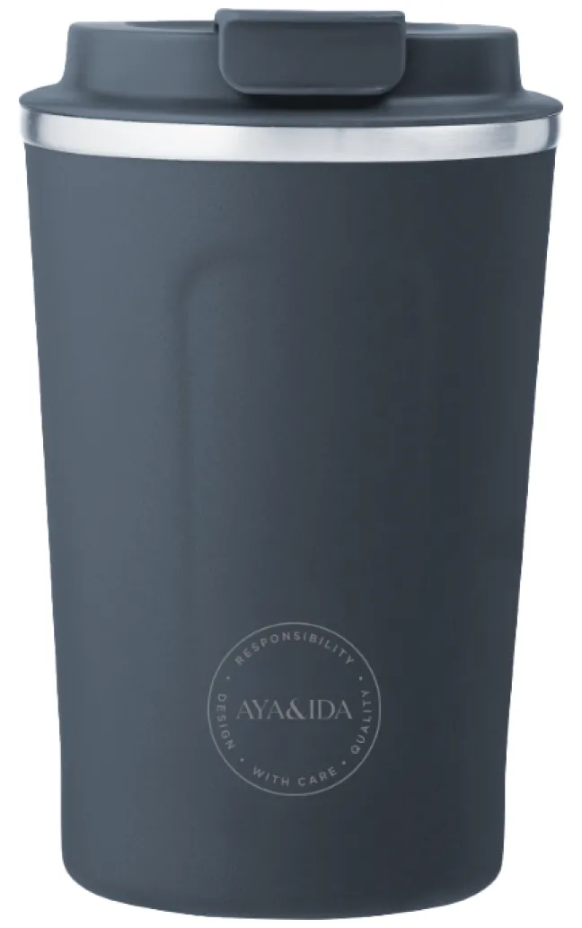AYA&IDA CUP2GO Becher 380ml Navy Blue
