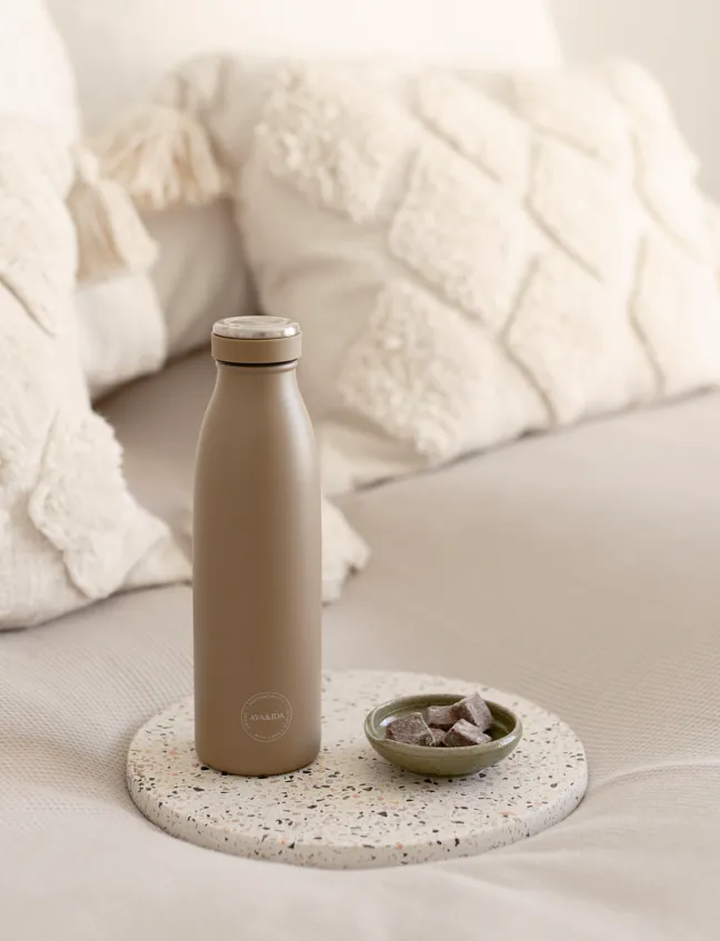 AYA&IDA Trinkflasche 500ml Dusty Brown