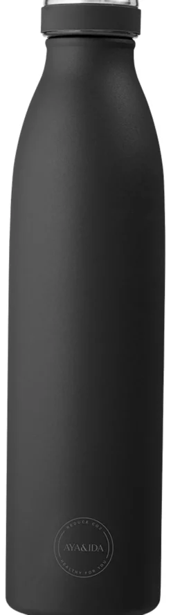 AYA&IDA Trinkflasche 750ml Matte Black