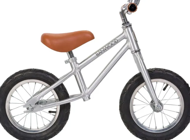 BANWOOD FIRST GO Laufrad chrome