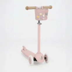 BANWOOD Pin & Ride Kinder-Lenkerkorb Fadedpink (für Laufrad, Roller & Fahrrad)