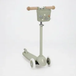BANWOOD Pin & Ride Kinder-Lenkerkorb Olive (für Laufrad, Roller & Fahrrad)