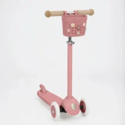 BANWOOD Pin & Ride Kinder-Lenkerkorb Raspberry (für Laufrad, Roller & Fahrrad)