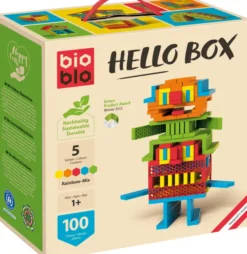 Bioblo HELLO BOX Bausteine Rainbox Mix 64025