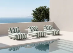 Blomus Lounger Chair STAY 70x90cm Duck Green-Lily White
