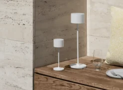 Blomus Mobile LED-Tischleuchte FAROL White