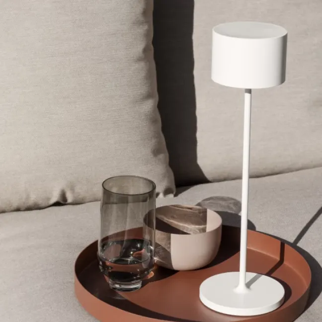 Blomus Mobile LED-Tischleuchte FAROL White
