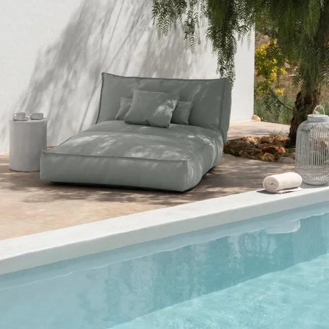 Blomus Outdoor-Bett STAY 120x190 cm Cloud Bouclé