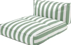 Blomus Outdoor-Bett STAY 120x190 cm Lily White/Duck Green