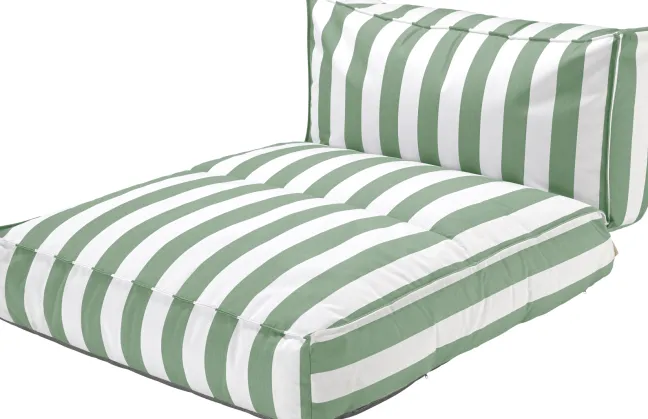 Blomus Outdoor-Bett STAY 120x190 cm Lily White/Duck Green