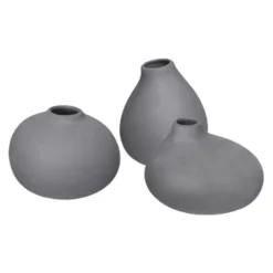 Blomus Vase NONA 3er Set Pewter