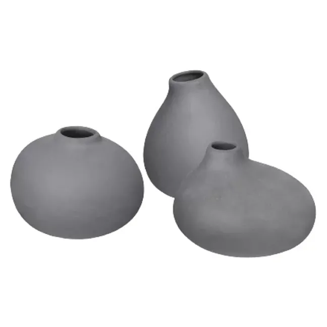 Blomus Vase NONA 3er Set Pewter