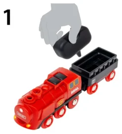 BRIO Batterie-Dampflok Set 36017