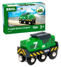 Brio Batterie-Frachtlok 33214