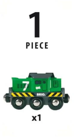 Brio Batterie-Frachtlok 33214