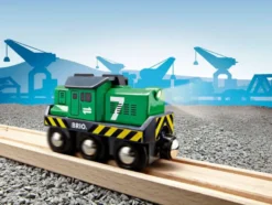 Brio Batterie-Frachtlok 33214