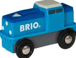 Brio Blaue Batterie Frachtlok 33130