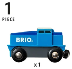 Brio Blaue Batterie Frachtlok 33130