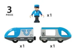 Brio Blauer Reisezug (Batteriebetrieben) 33506