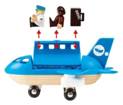 Brio Blaues Flugzeug 33306