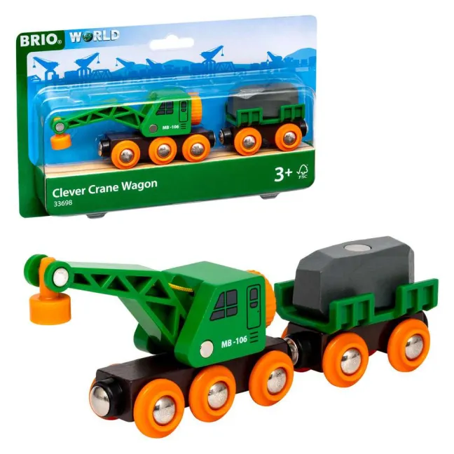 Brio Cleverer Kranwagen 33698