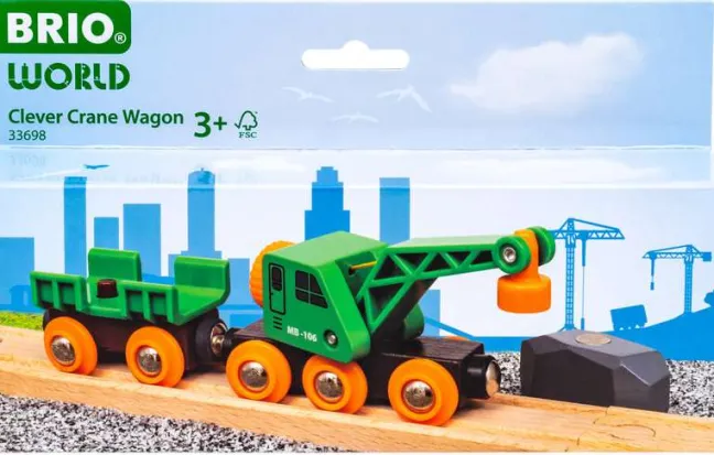 Brio Cleverer Kranwagen 33698