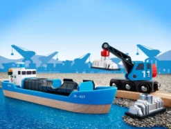 Brio Containerschiff mit Kranwagen 33534