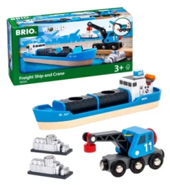 Brio Containerschiff mit Kranwagen 33534