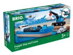 Brio Containerschiff mit Kranwagen 33534