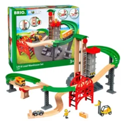 Brio Großes Lagerhaus-Set mit Aufzug 33887