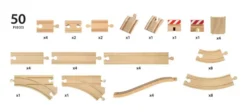 Brio Großes Schienensortiment 50 Teile 33772