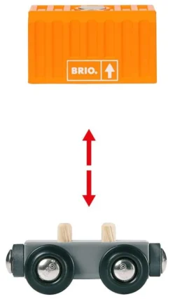 Brio Güterzug mit drei Waggons 33982