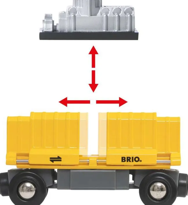 Brio Güterzug mit drei Waggons 33982