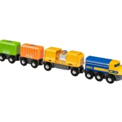Brio Güterzug mit drei Waggons 33982