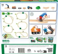 Brio Güterzug Starterset mit Kran 36028