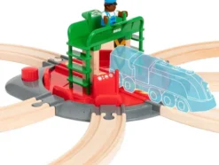 Brio Lok-Drehscheibe mit Kontrollbrücke 33476