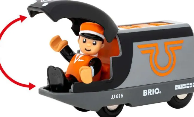Brio Orange-schwarzer Reisezug 36047
