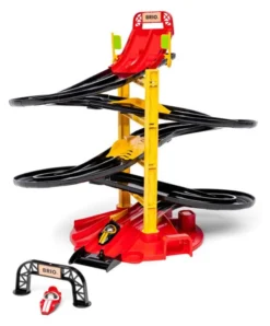 Brio Rennbahn-Turm mit zwei Rennwagen 30550