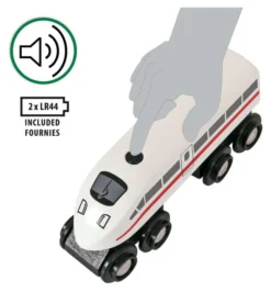 Brio Schnellzug mit Sound 3teilig 33748